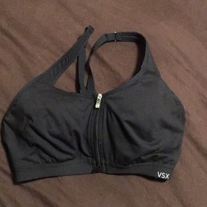 Zip up Victoria’s Secret sports bra